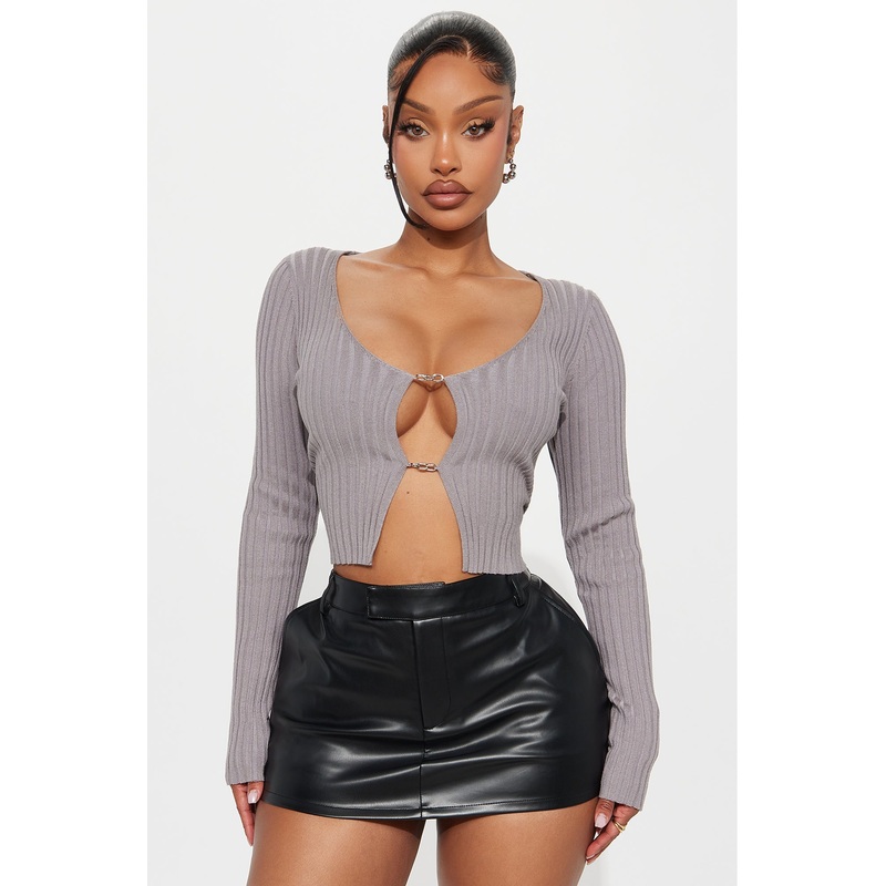 Come Out And Play Hardware Sweater – Grey