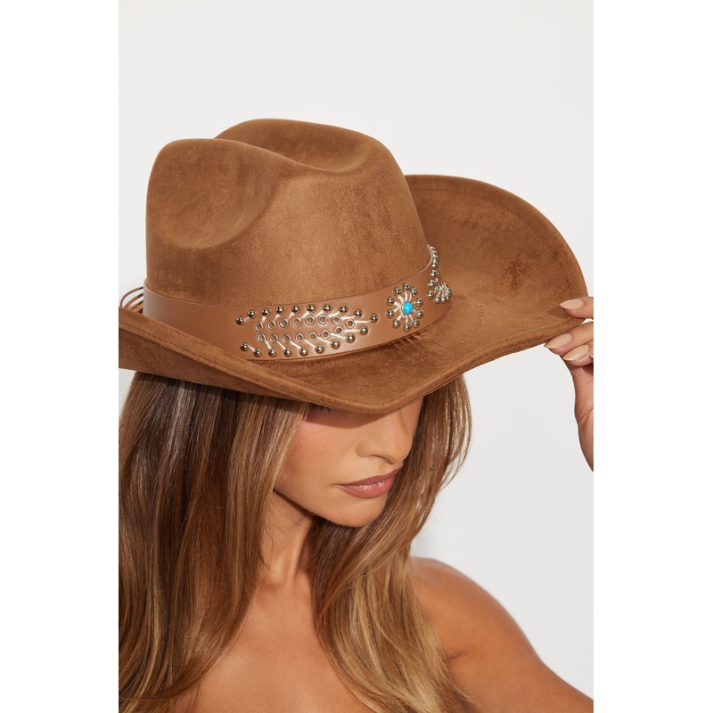 Earthy And Dreamy Cowboy Hat – Brown