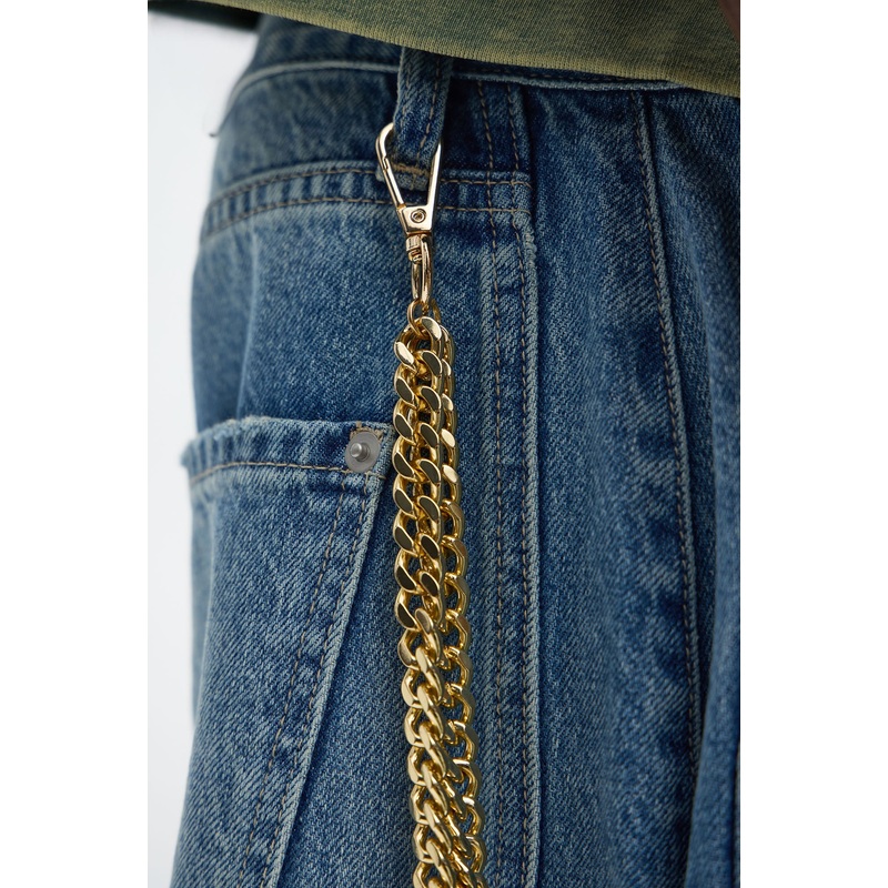 Redefined Double Chain Pant Chain – Gold