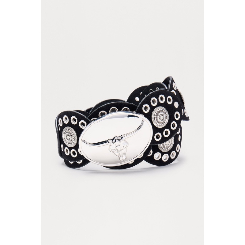 Ride Em Cowgirl Wide Belt – Black