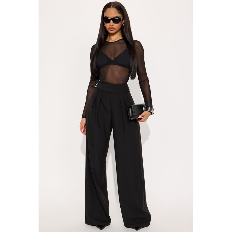 Different Standards Wide Leg Trouser Pant – Black