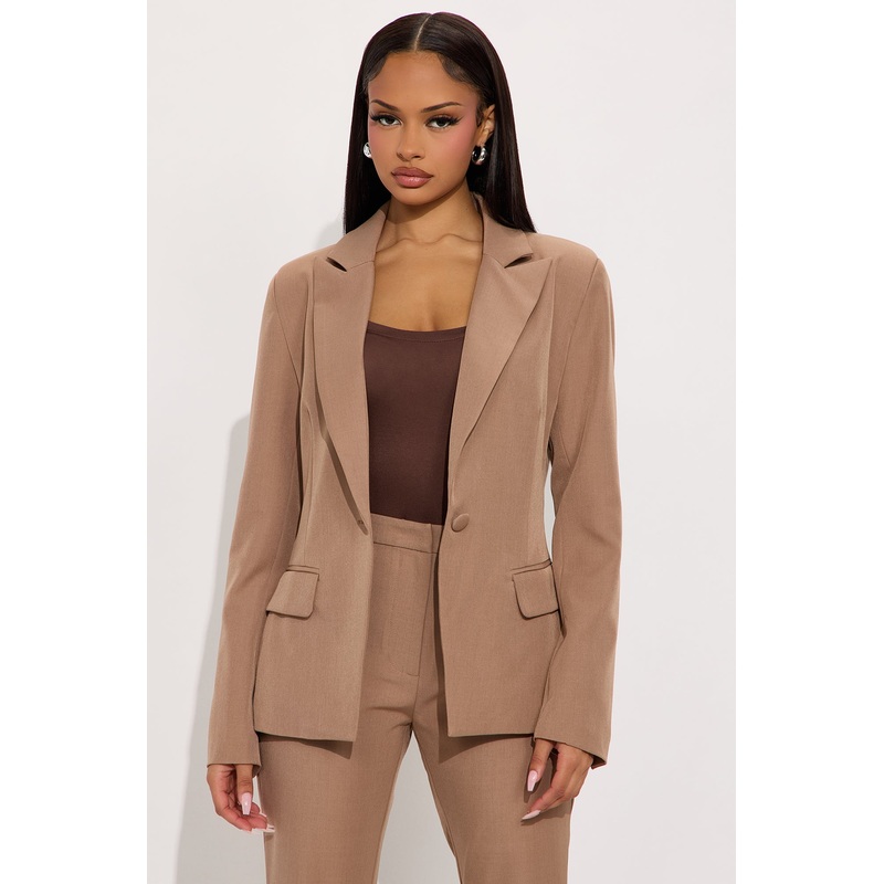 Breaking Even Blazer – Chestnut