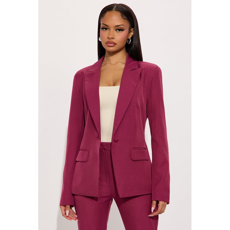 Breaking Even Blazer – Raspberry