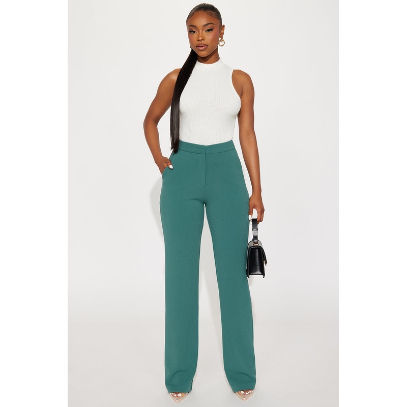 Core Competency Straight Leg Trouser – Jade