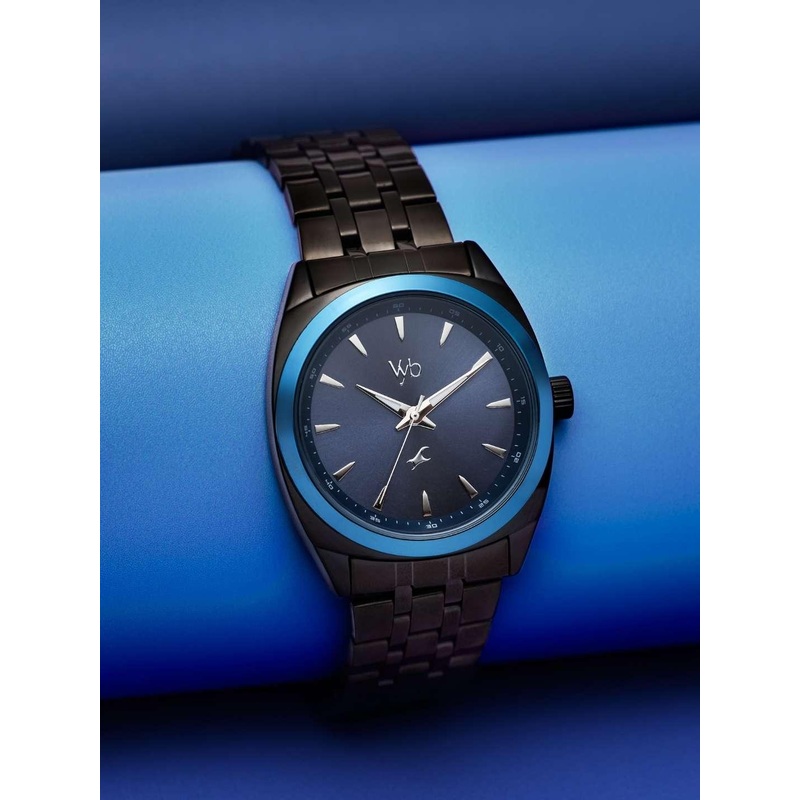 Fastrack Men Vyb Arcane Dial & Bracelet Style Straps Analogue Watch FV30007KM02W