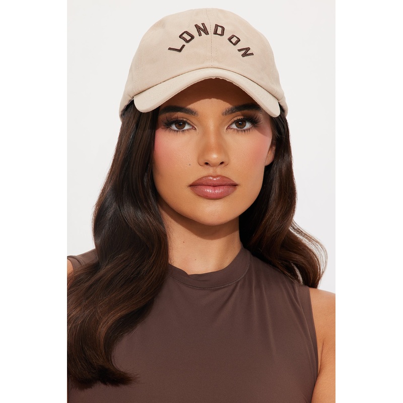 London Baseball Hat – Taupe/combo