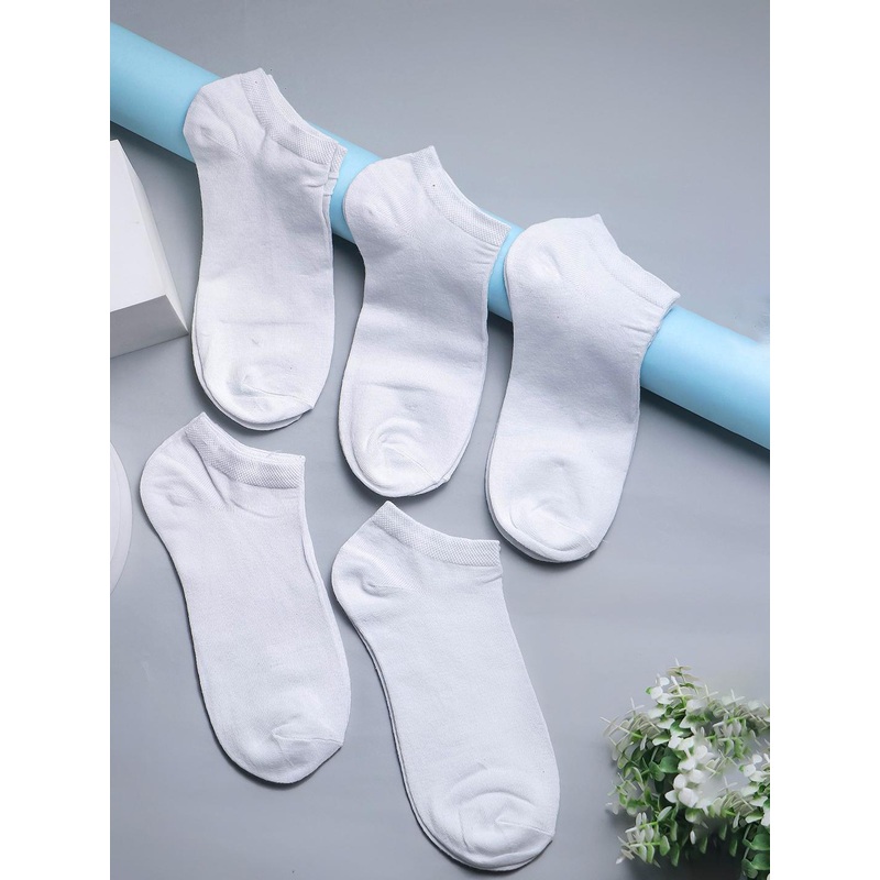 Brauch Pack Of 5 Cotton Ankle Length Socks
