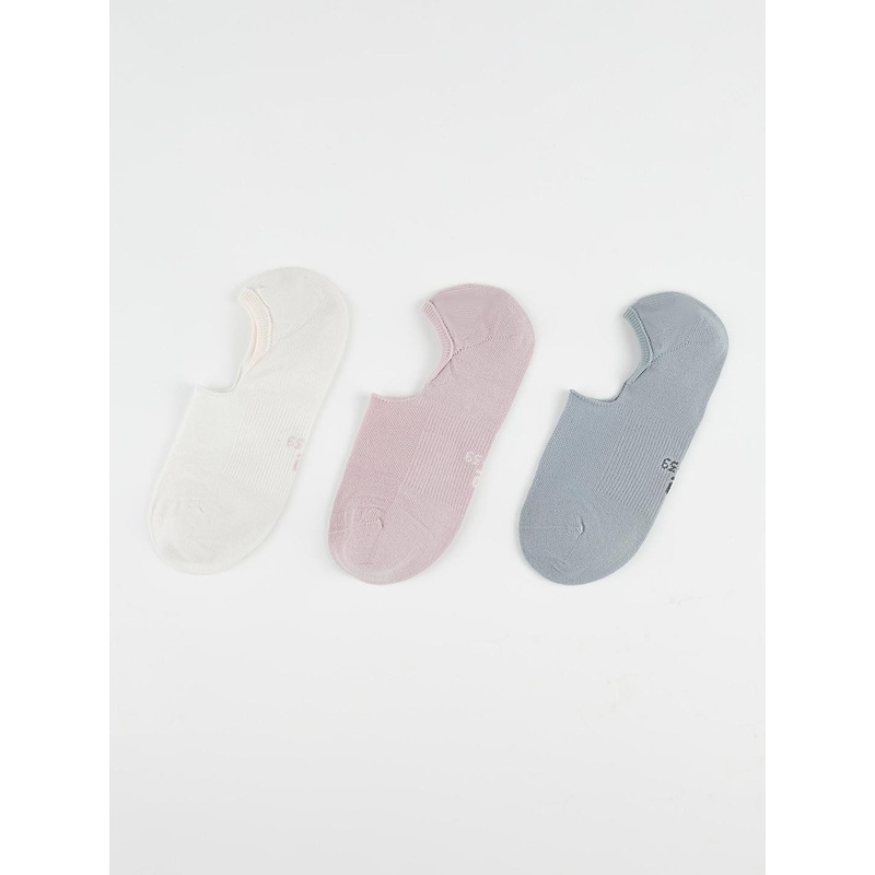 Decathlon Unisex Pack Of 3 Invisible Ankle Length Socks