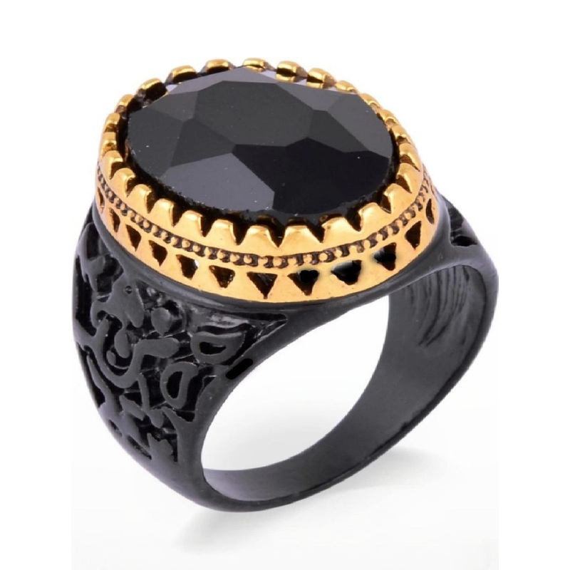 Dynamic Retail Global Men Black Ring
