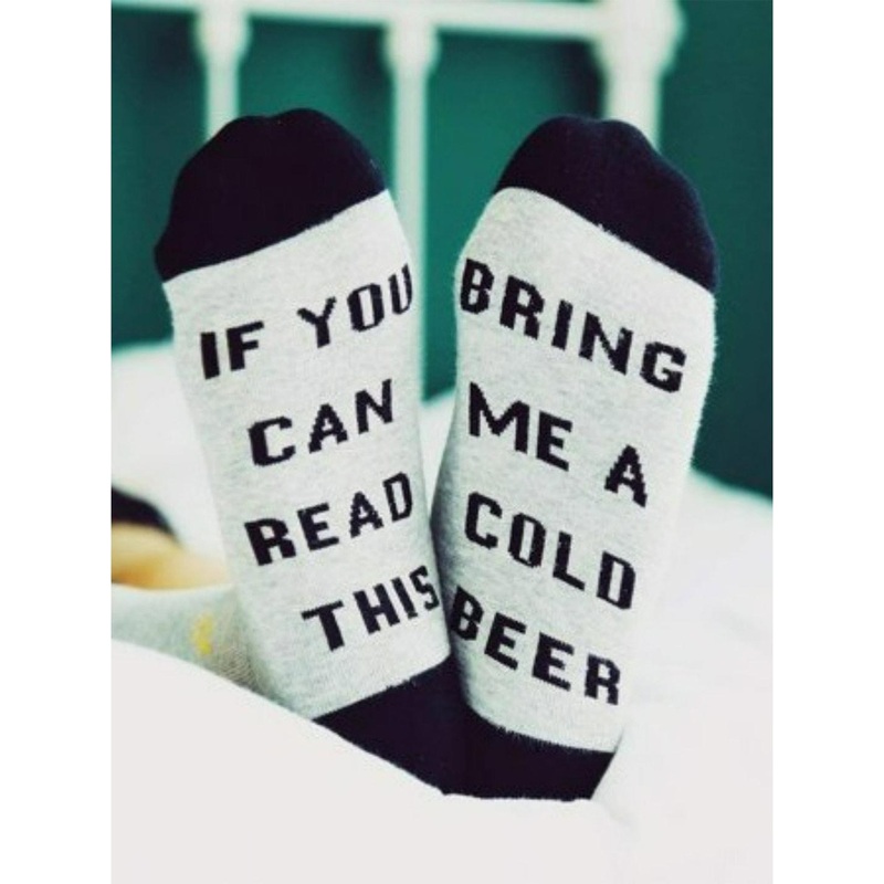 EL REGALO Grey & Black Patterned Calf-Length Socks