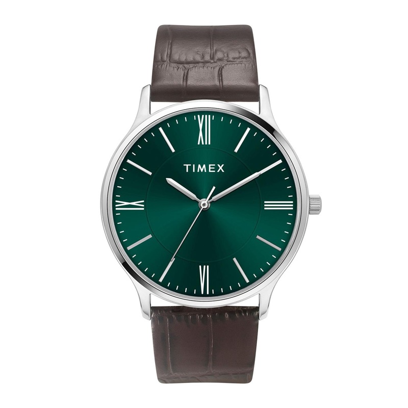 Timex Men Dial & Leather Straps Analogue Watch TWTG105SMU07