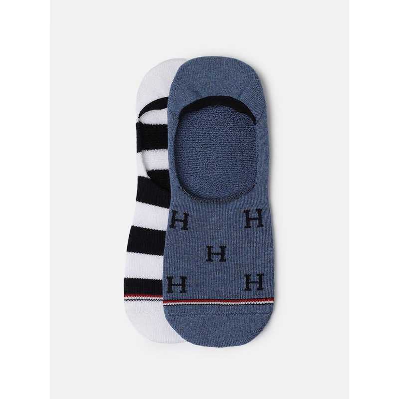 Tommy Hilfiger Mens Printed Shoe Liner Socks
