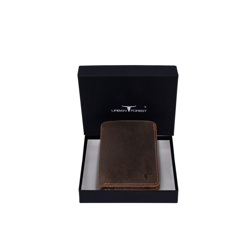 URBAN FOREST Men Leather Two Fold Wallet