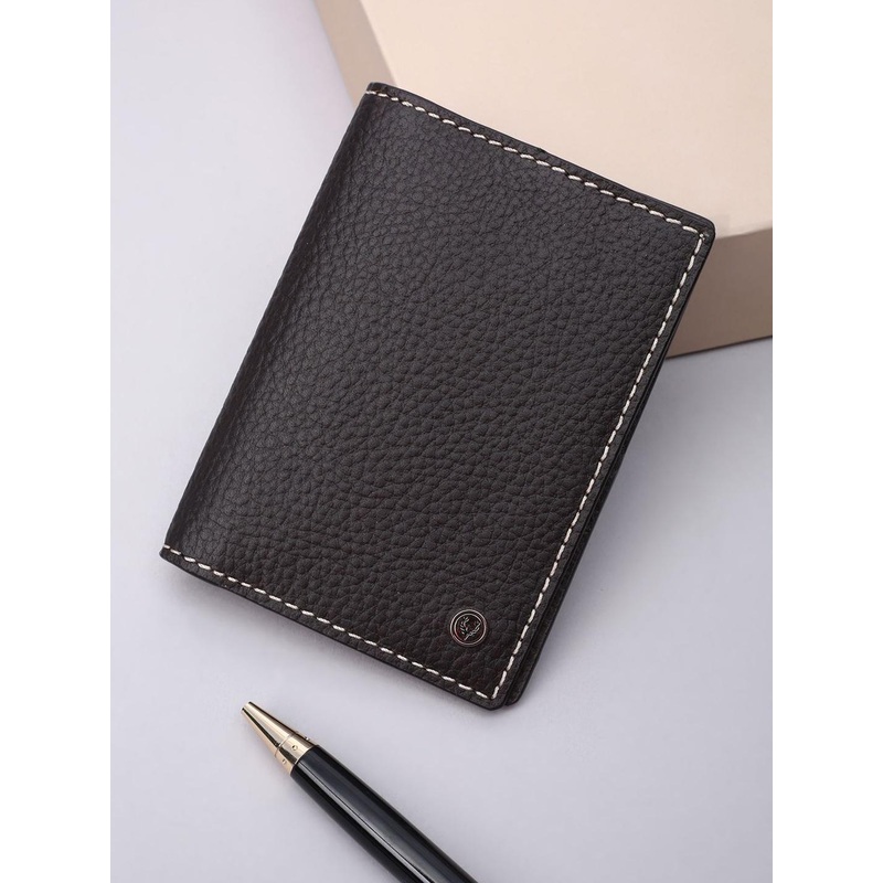 Allen Solly Men Leather Passport Holder
