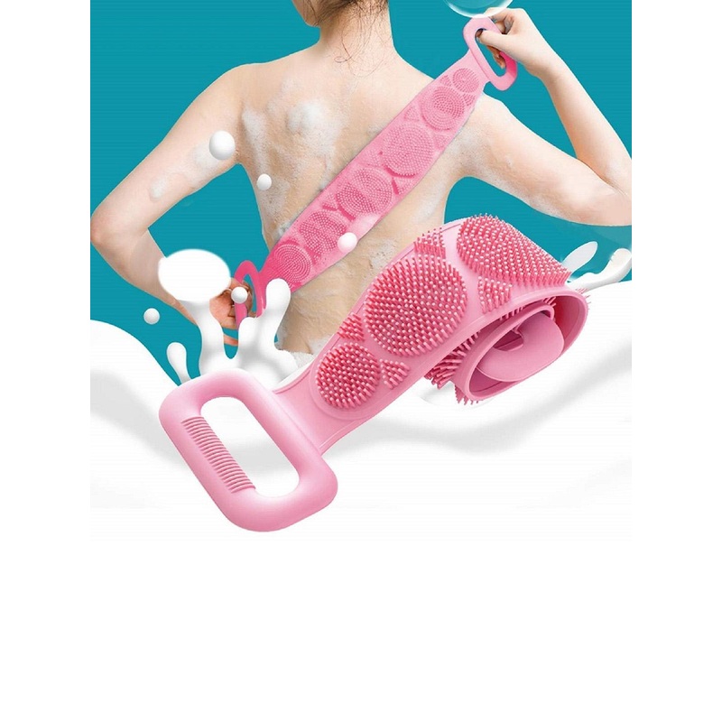 BeeDuck Silicone Double Side Bathing Brush For Exfoliating