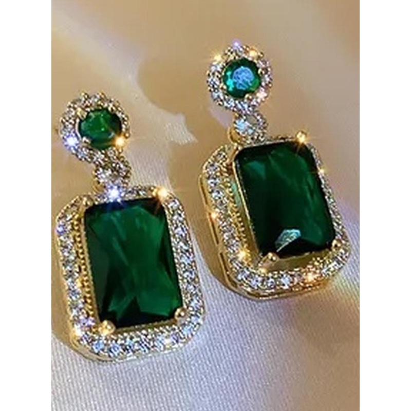 FashionAmora Unisex Green Earrings
