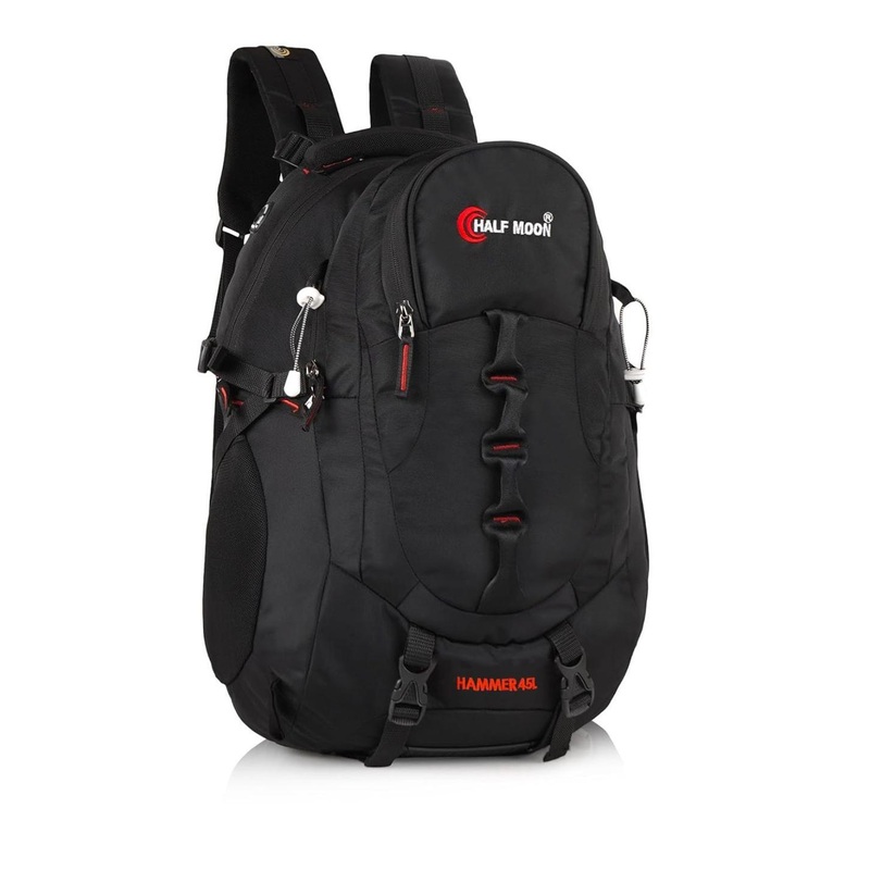 Half Moon Rucksack Bags for Men Backpack with Reflective Strip