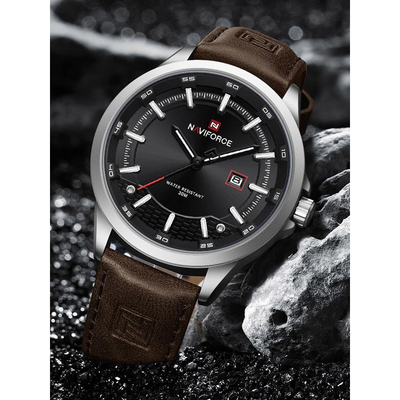Naviforce Men Dial & Leather Straps Analogue Watch NF9248L_S B DBN