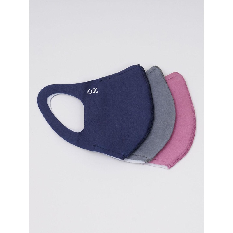 OXYZONE Men Pack Of 3 Reusable Face Mask