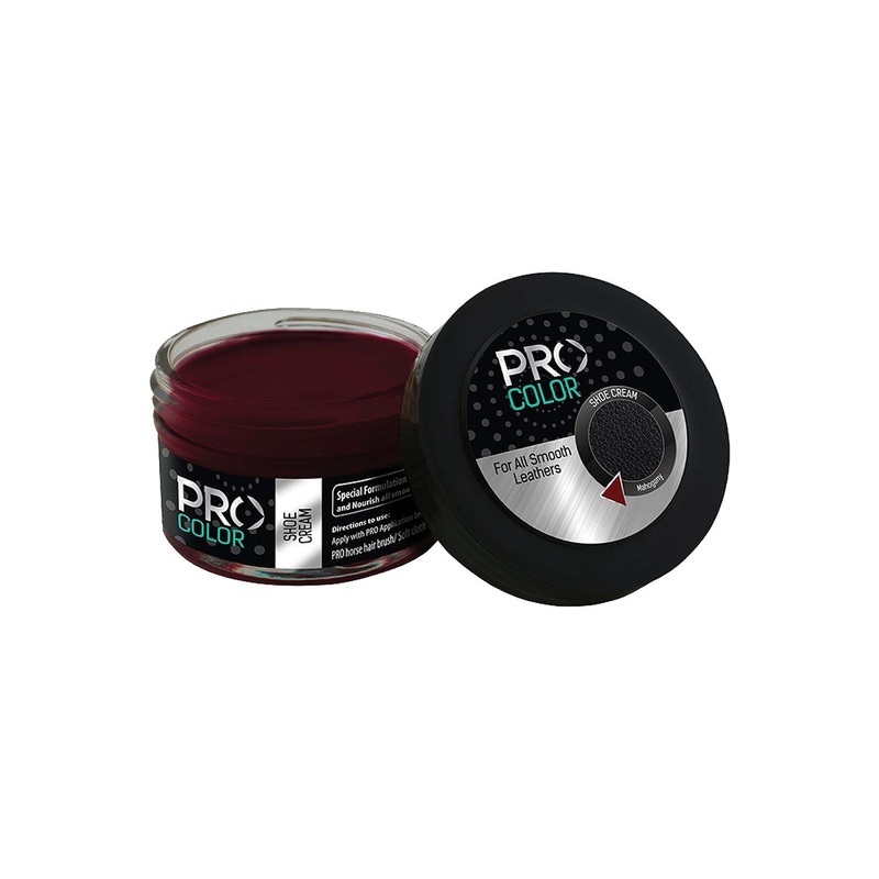 PRO Burgundy Solid Gloss Shoe Brush