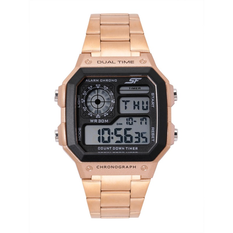 Sonata Unisex SF Digital Chronograph Watch 77134PM04W