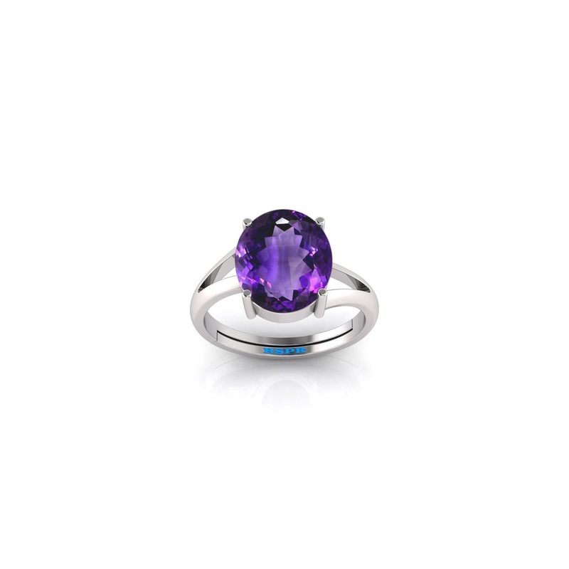 12.25 Ratti Purple Amethyst Katela Ring Natural Amethyst Stone Ring