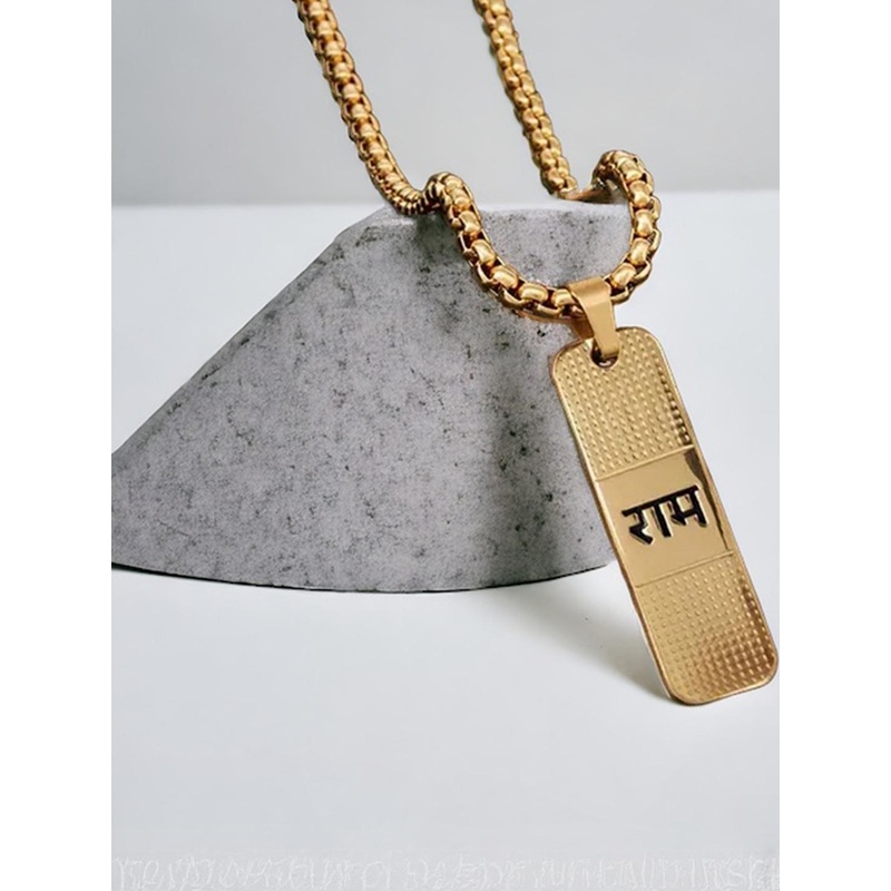 19TH JULY JEWELS Gold Stainless Steel Necklace