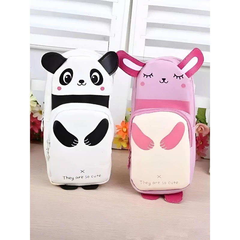 Ajabh Set Of 2 Pieces Panda Pencil Box