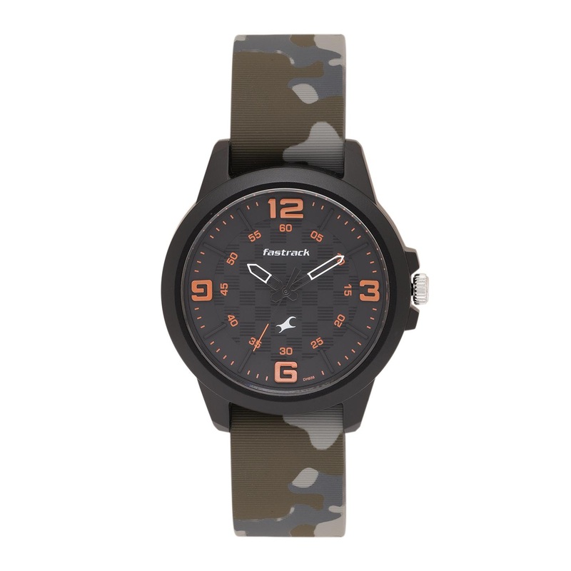 Fastrack Men Black Analogue Watch 38048PP01_OR