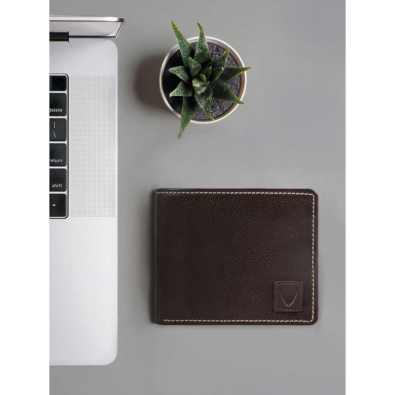 Hidesign Men Brown Solid Two Fold Wallet