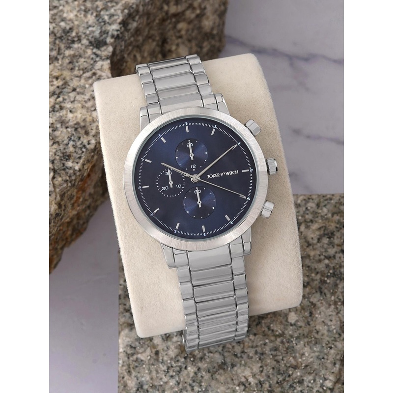 JOKER & WITCH Men Patterned Dial & Bracelet Style Straps Analogue Watch AMWW674