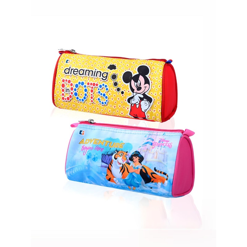Kuber Industries Kids Pack Of 2 Disney Printed Pencil Pouches