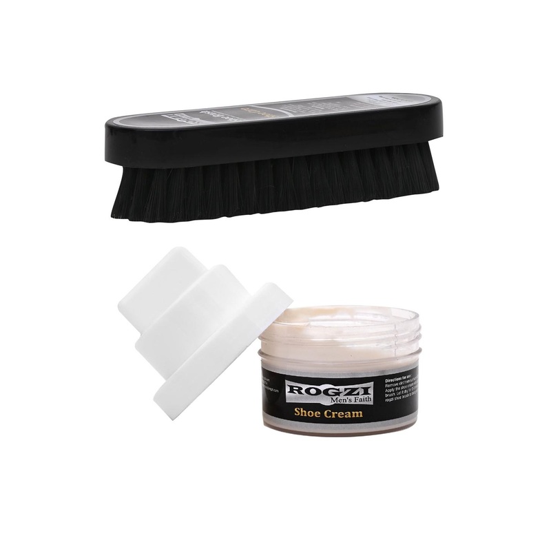 ROGZI Shoe Shine Polish Brush With Natural Cream – 60 g