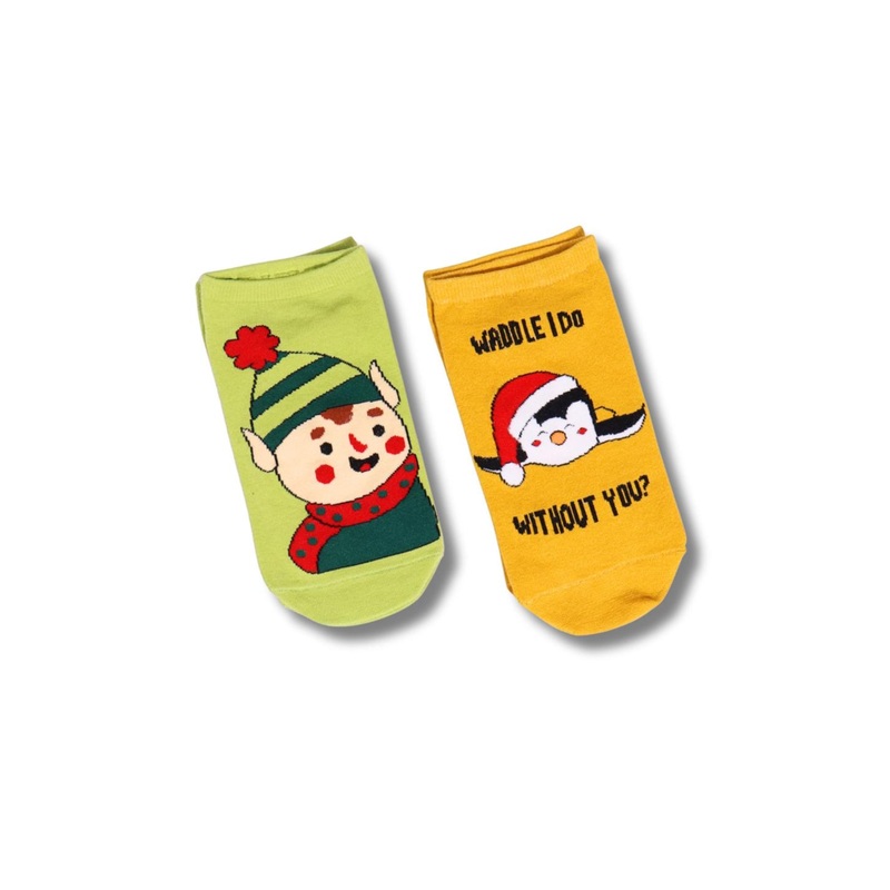 Thela Gaadi Pack Of 2 Printed Ankle Length Socks