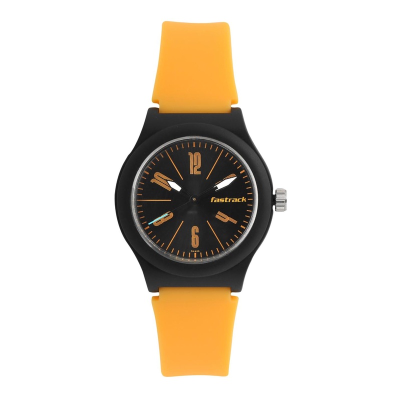 Fastrack Unisex Tees Elementary Analogue Watch 38037PP02-Orange