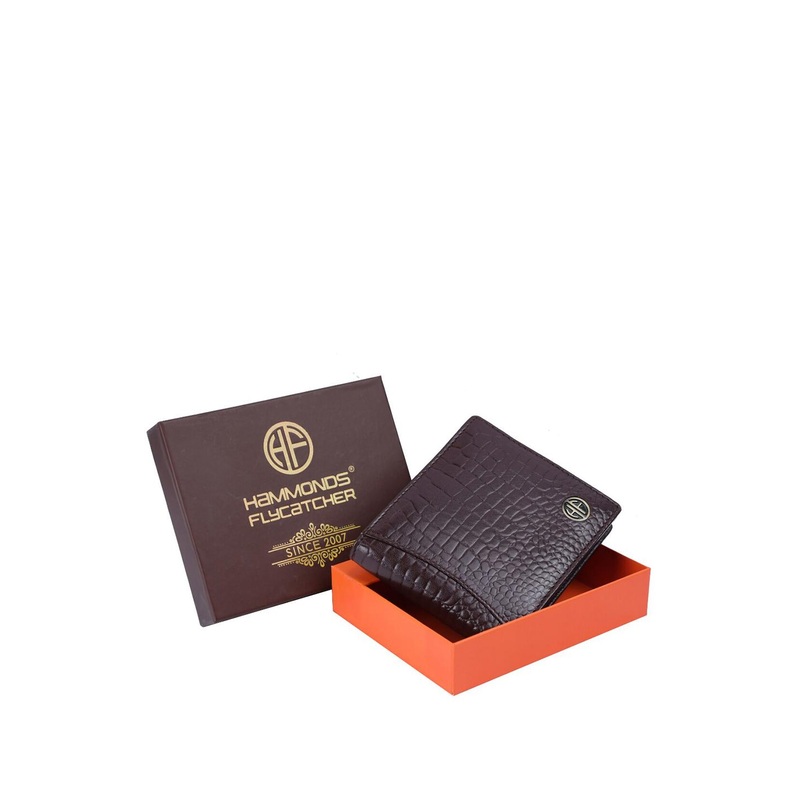 HAMMONDS FLYCATCHER Men Textured Leather Two Fold Wallet