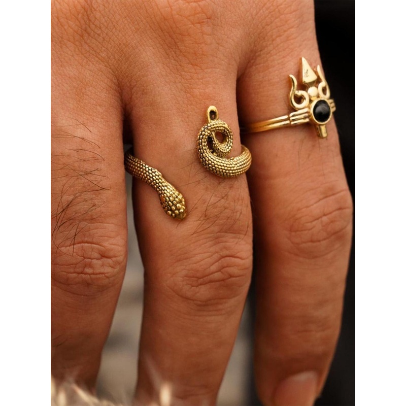 Soul Works Adjustable Naag Finger Ring