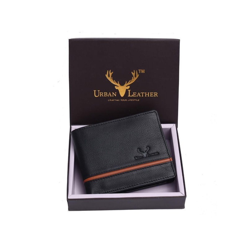 URBAN LEATHER Men Leather Two Fold Wallet