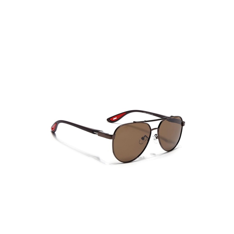 Voyage Unisex Aviator Sunglasses with Polarised and UV Protected 9502PMG7141
