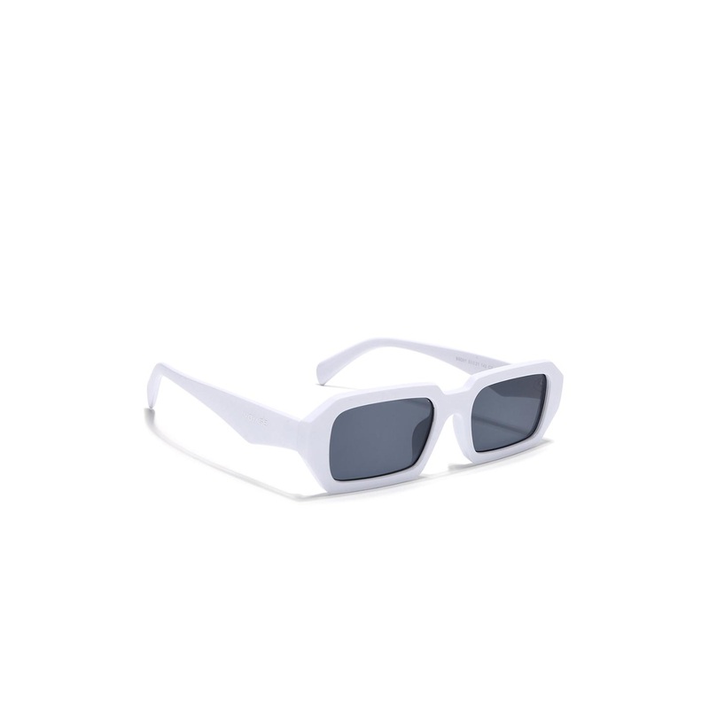 Voyage Unisex Rectangle Sunglasses with UV Protected Lens BSD01MG7348