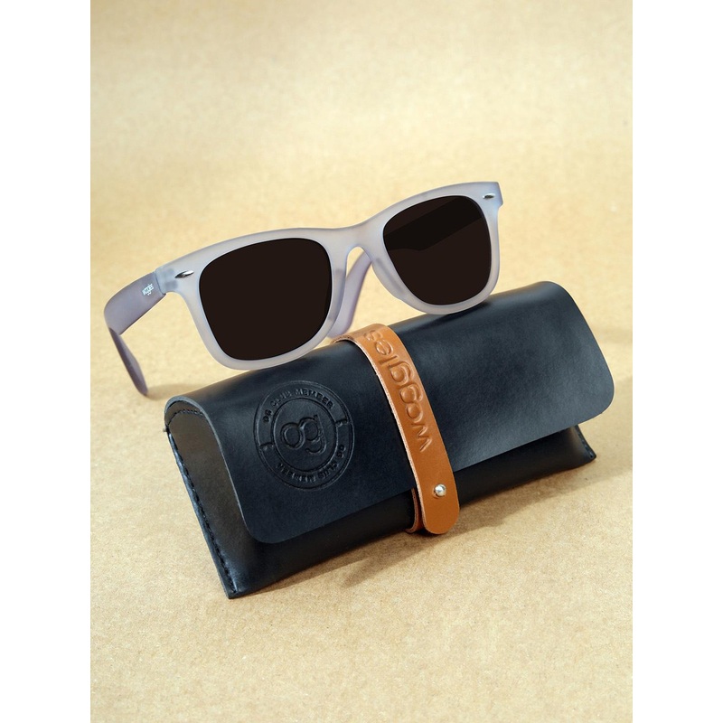 Woggles Unisex Full Rim Wayfarer Sunglasses with Polarized Lens WOWF-02-M08-1057-M