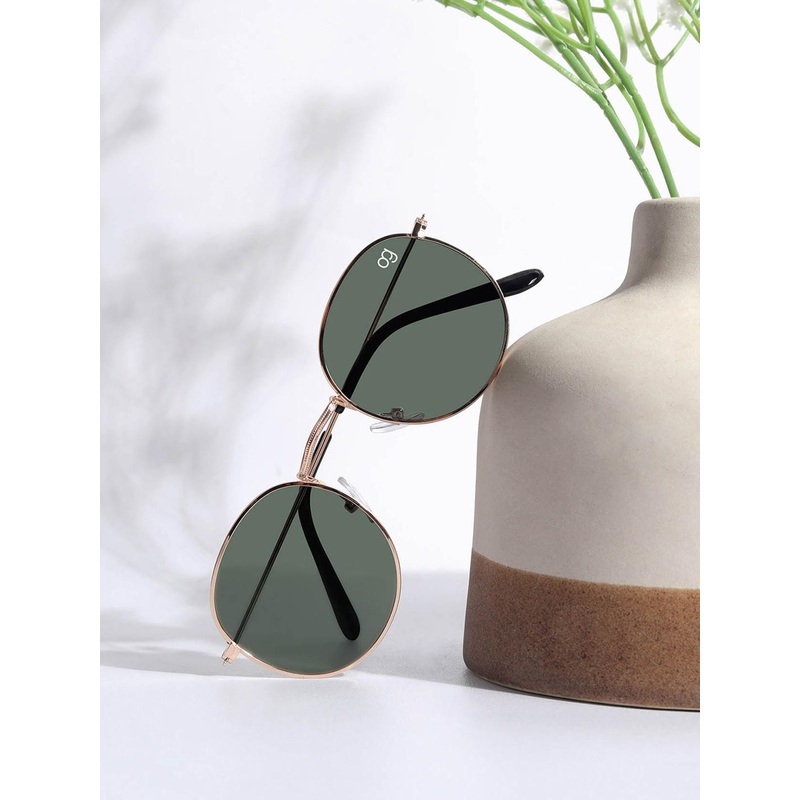 Woggles Unisex Round Sunglasses wih Polarised and UV Protected Lens