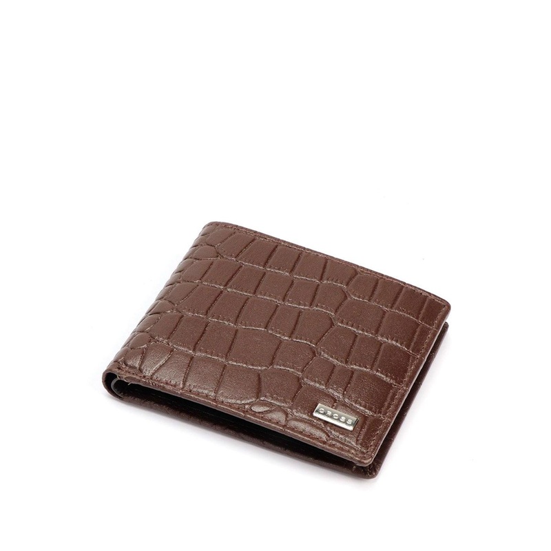 Cross Men Textured Leather Two Fold Wallet