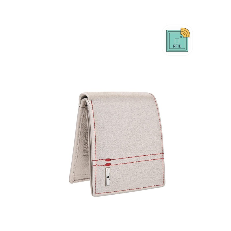 URBAN FOREST Men Leather RFID Two Fold Wallet