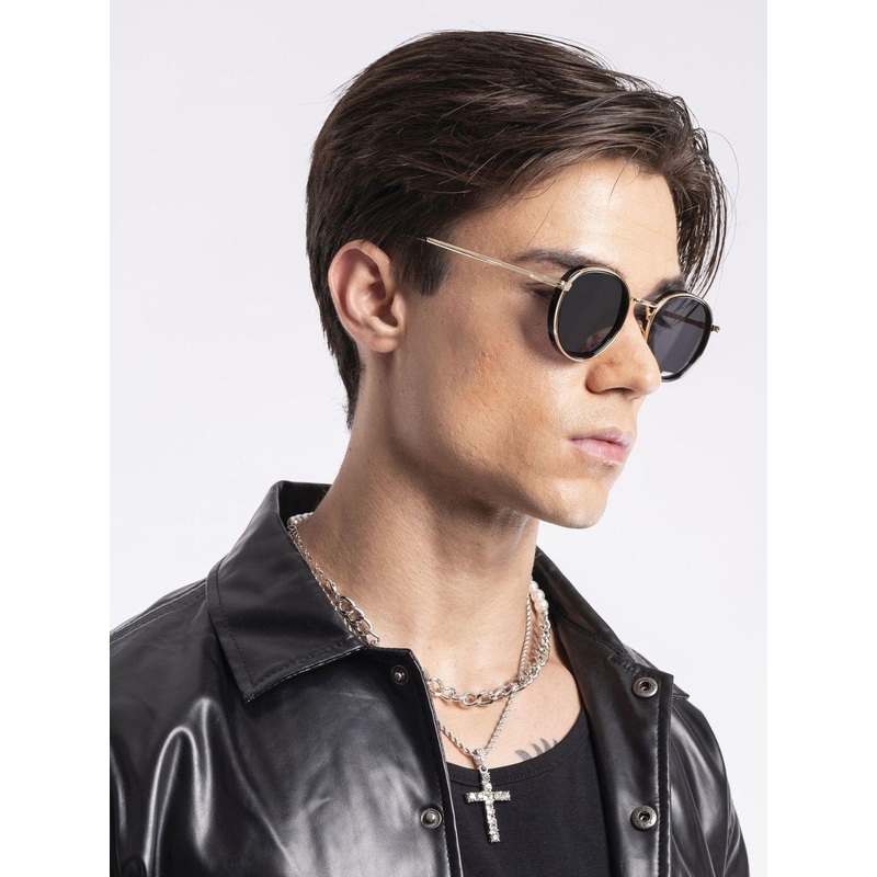 Voyage Unisex Round Sunglasses with Polarised and UV Protected Lens 3040PMG3981Z