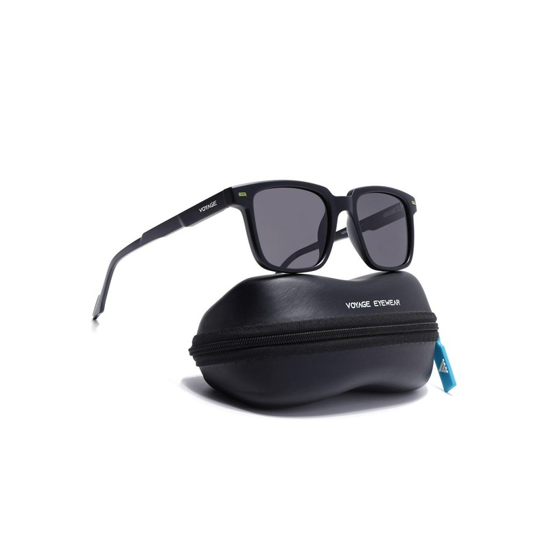 Voyage Unisex Square with Polarised and UV Protected Sunglasses SV013PMG7414