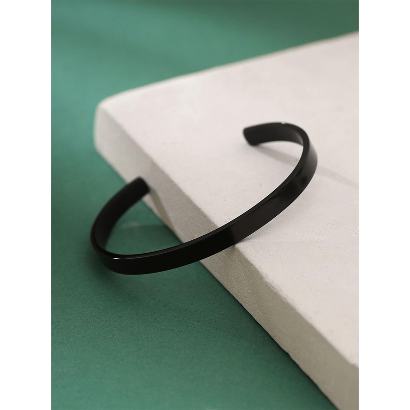 Yellow Chimes Stainless Steel Kada Bracelet