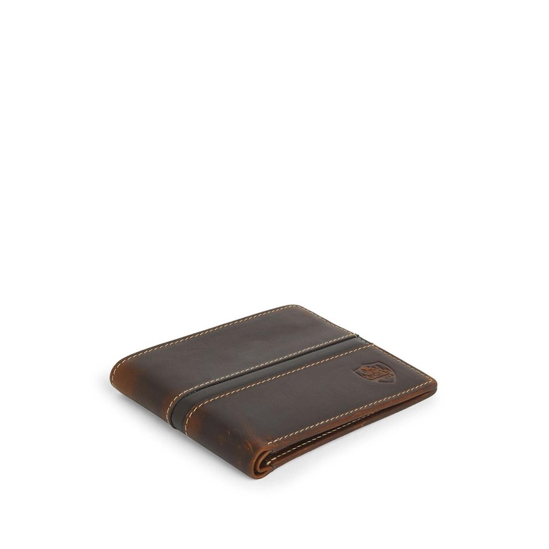 Being Human Men Colourblocked Leather Two Fold Wallet
