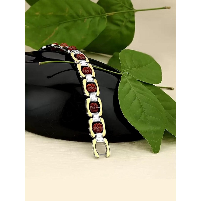 LAKSH Men Gold Bracelet