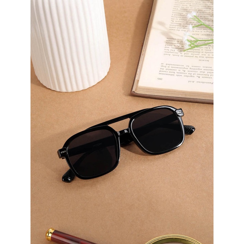 Woggles Unisex Aviator Sunglasses with UV Protected Lens WOCN-PSQ-3839C2